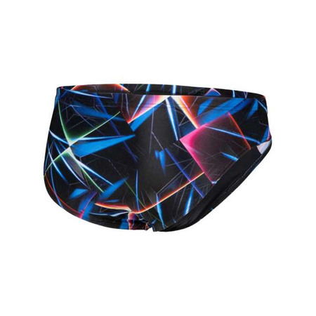 ARENA STROJE PŁYWACKIE MEN'S SWIM BRIEFS ALLOVER BLACK MULTI