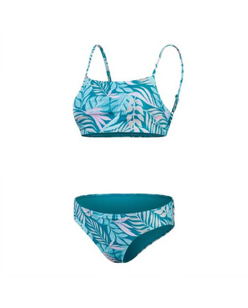 Strój kąpielowy dwuczęściowy damski Speedo Allover 2 Piece Blue Pink
