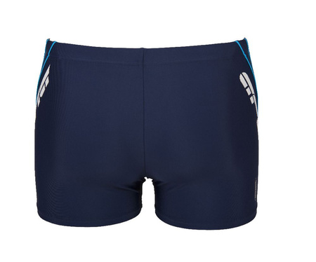 Kąpielówki bokserki męskie Arena Men's Bystar Short Navy Pix Blue White