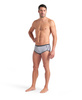 Kąpielówki męskie spodenki bokserki do pływania na basen Arena Icons Grey