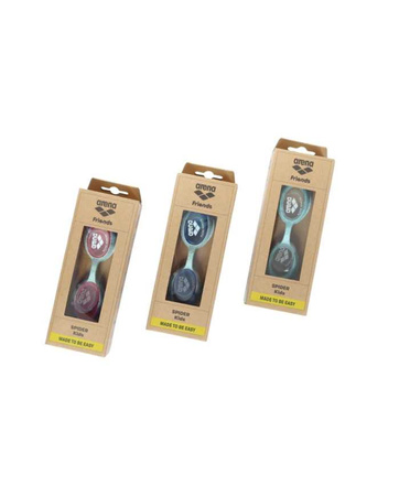 Okulary pływackie dla dzieci Arena Kids Spider Clear Mint