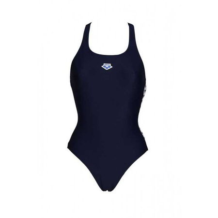 Strój kąpielowy damski Arena Women's Icons Swimsuit Racer Back Solid Navy