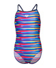 Dziewczęcy strój kąpielowy na basen kostium jednoczęściowy Arena Stripe