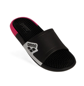 Klapki basenowe Arena Unisex Marco Active Black Pink White