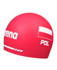 Czepek startowy kadrowy Arena  3D Soft Red Poland