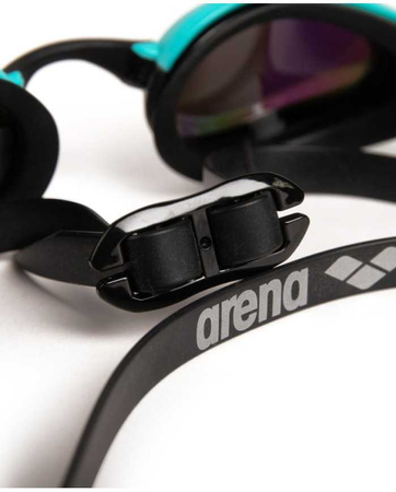 Okulary pływackie treningowe Arena Cobra Ultra Swipe Mirror Emerald Peacock
