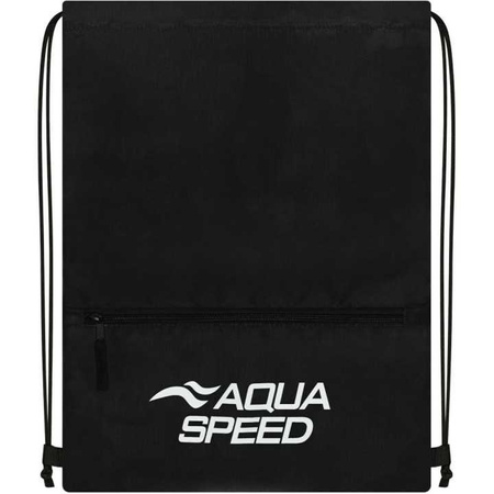 Plecak worek szkolny Aqua Speed Gear Sack Zip Black 16l