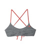 Góra od bikini damska dwustronna Adidas Women Beach Volleyball Dark Grey