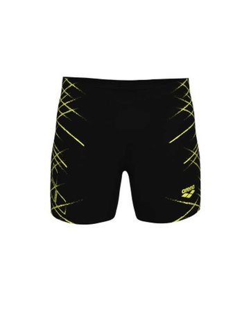 Kąpielówki męskie Arena Men's Mid Jammer Black Soft Green