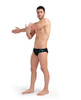 Slipy kąpielowe męskie Arena Men's Swim Briefs Graphic Black Martinica