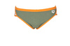 Kąpielówki slipy męskie Arena Men's Team Stripe Brief Army Tangerine
