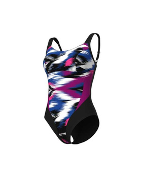 Strój kąpielowy damski Arena Women's Bodylift Black Multi Grape