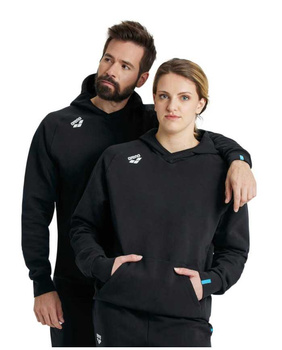 Bluza sportowa z kapturem Unisex Team Hooded Sweat Panel Black