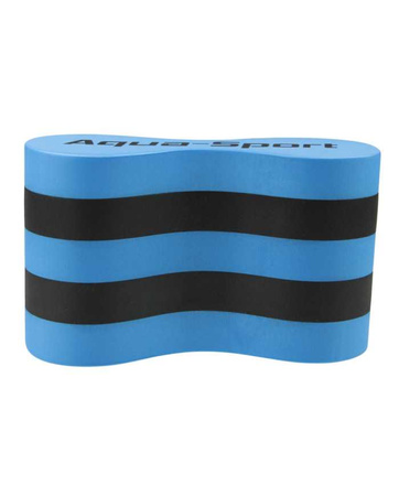 Deska pullbuoy treningowa do pływania Aqua-Sport PullBouy Black Blue