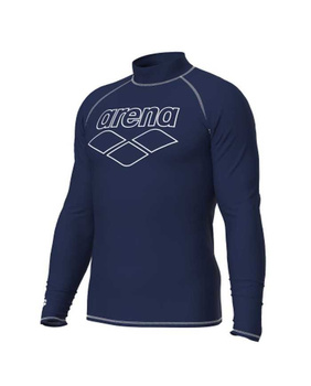 Koszulka T-Shirt męski Arena Rash Vest L/S Navy White
