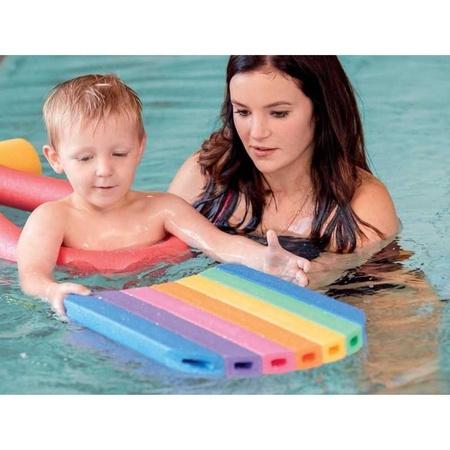 Deska wypornościowa do pływania Comfy Twin Kickboard Colourfull