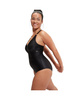 Strój kąpielowy jednoczęściowy damski na basen Speedo V Shaping Black