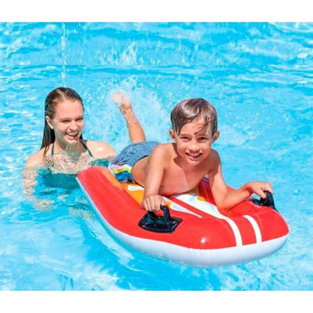 Materac do pływania z uchwytami dla dzieci deska 112x62cm 6Lat+