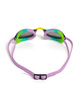 Okulary pływackie na basen Arena Python Mirror Green Violet