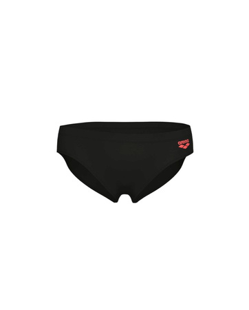 Slipy kąpielowe męskie Arena Men's Wake Swim Briefs Black Calypso Coral