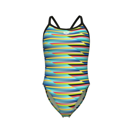 Damski strój kąpielowy na basen jednoczęściowy treningowy Arena Stripe