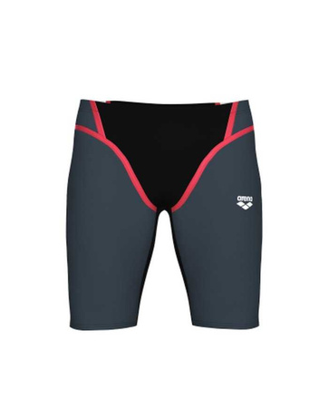 Kąpielówki jammery męskie Arena Men's Icons Swim Jammer Panel Black Asphalt White Coral
