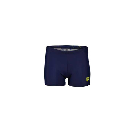 Kąpielówki bokserki chłopięce Arena Boy's Multi Pixels Swim Short Navy Multi Soft Green