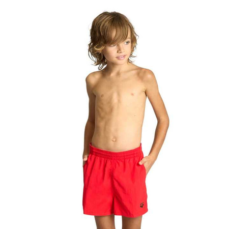 Spodenki szorty chłopięce Arena Bywayx Youth Fluo Red Dark Olive