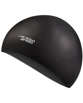 Czepek pływacki unisex Aqua Speed Soft Latex Black kol.07