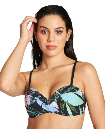 Strój kąpielowy damski Arena Women's Cecilia Two Pieces Black Multi Black