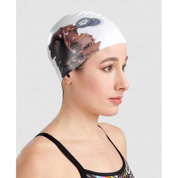 Czepek pływacki na basen arena hd cap choco one size