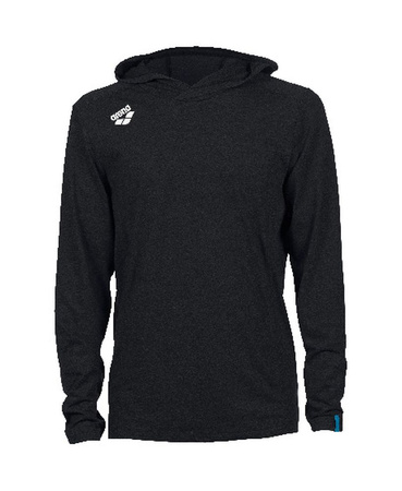 Koszulka Longsleeve Unisex Arena Team Hooded T-shirt Panel Black Heather 