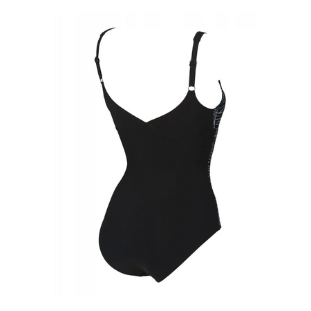 ARENA W AMBER WING BACK ONE PIECE BLACK 001260500 38