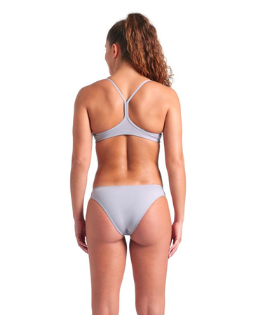 Damski strój kąpielowy dwuczęściowy na basen bikini Arena Bandeau Grey