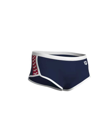 Spodenki kąpielowe męskie Arena Men's Icons Swim Low Waist Short Solid Navy White Red Multi