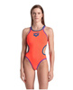 Strój kąpielowy damski treningowy Arena Women's One Double Cross Back One Piece Coral Purple