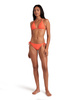 Strój kąpielowy damski Arena Women's Team Stripe String Bikini Calypso Coral