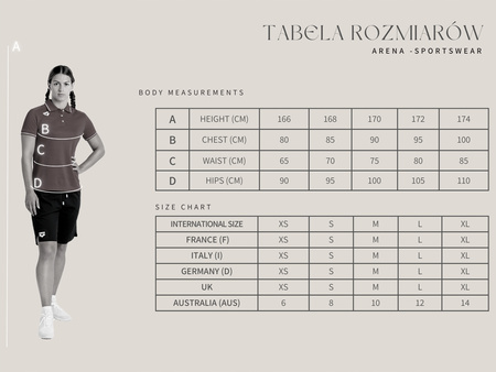 Koszulka damska top bawełniany sportowy okrągły dekolt Arena Crop Top