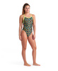 Damski strój kąpielowy jednoczęściowy Arena Women's Olives Swimsuit Xcriss Cro Black Multi Arctic Lime