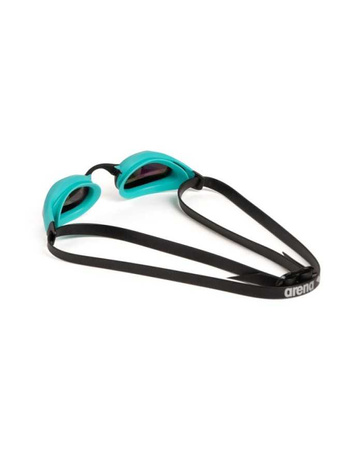 Okulary pływackie treningowe Arena Cobra Core Swipe Mirror Emerald Peacock