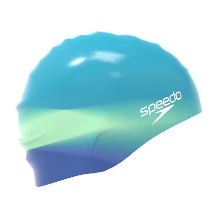 Czepek pływacki na basen silikonowy unisex Speedo Multi Colour Blue