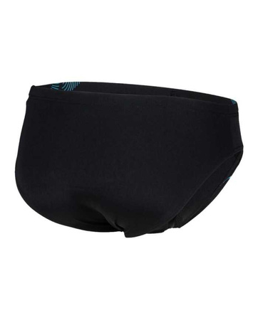 Slipy kąpielowe męskie Arena Men's Swim Briefs Graphic Black Martinica