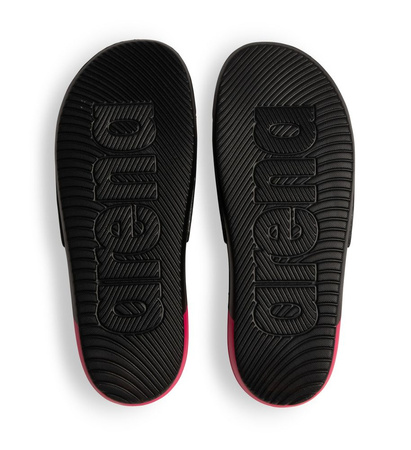 Klapki basenowe Arena Unisex Marco Active Black Pink White