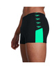 Kąpielówki bokserki męskie Speedo Boom Logo Splice Black Fake Green