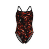 Strój kąpielowy damski Arena Women's Graphic Swimsuit Challenge Multi-Black