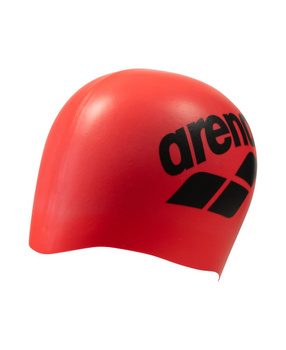 Czepek silikonowy Arena Big Logo Cap Bright Coral Asphalt