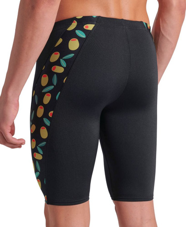 Kąpielówki jammery męskie Arena Men's Olives Swim Jammer Black Multi