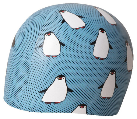 Czepek pływacki silikonowy Arena Poolish Moulded Crazy Penguins