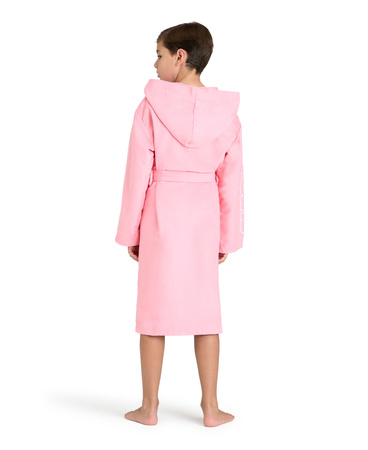 Szlafrok kąpielowy dziecięcy Arena Junior Zeal Plus Pink White