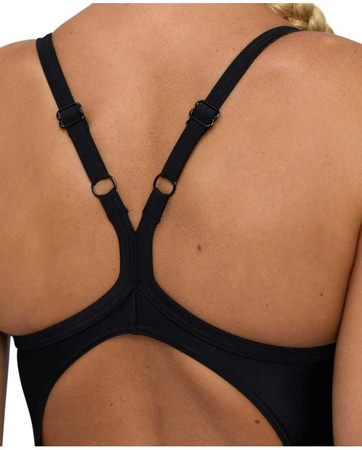 Strój kąpielowy damski Arena Women's Solid Swimsuit Lightdrop Back B Black